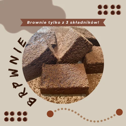 Brownie z 3 składników