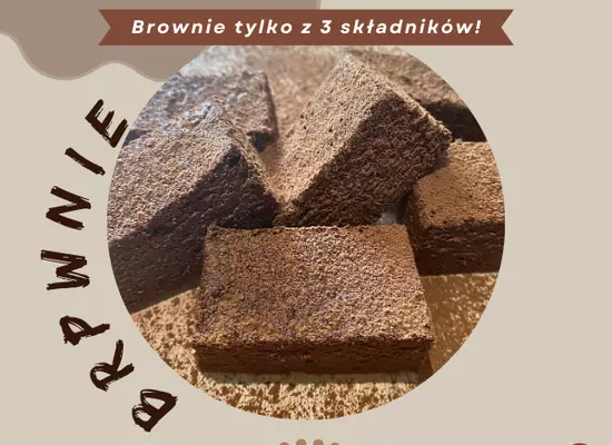 Brownie z 3 składników